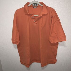 Descente International Collection Men’s Polo Size XL Orange